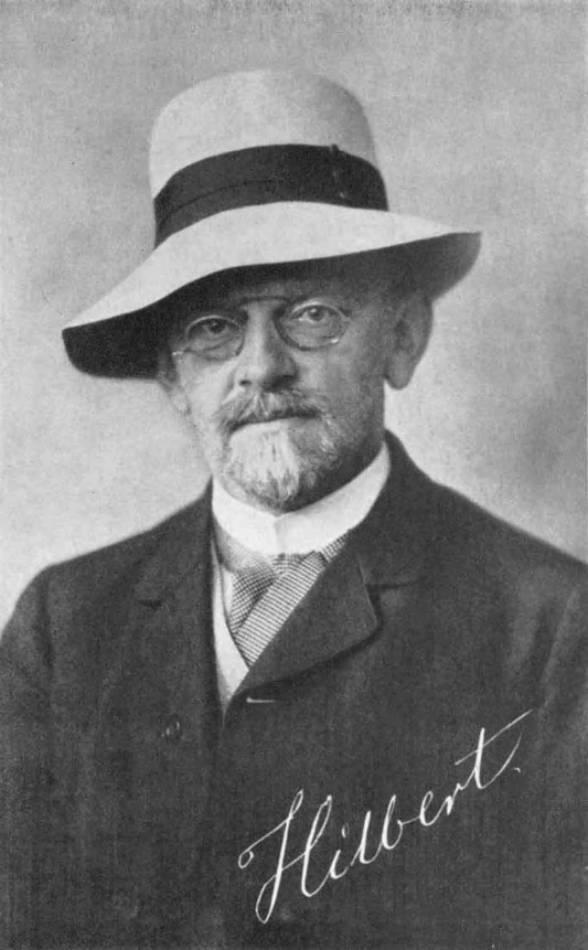 David Hilbert in 1912.
